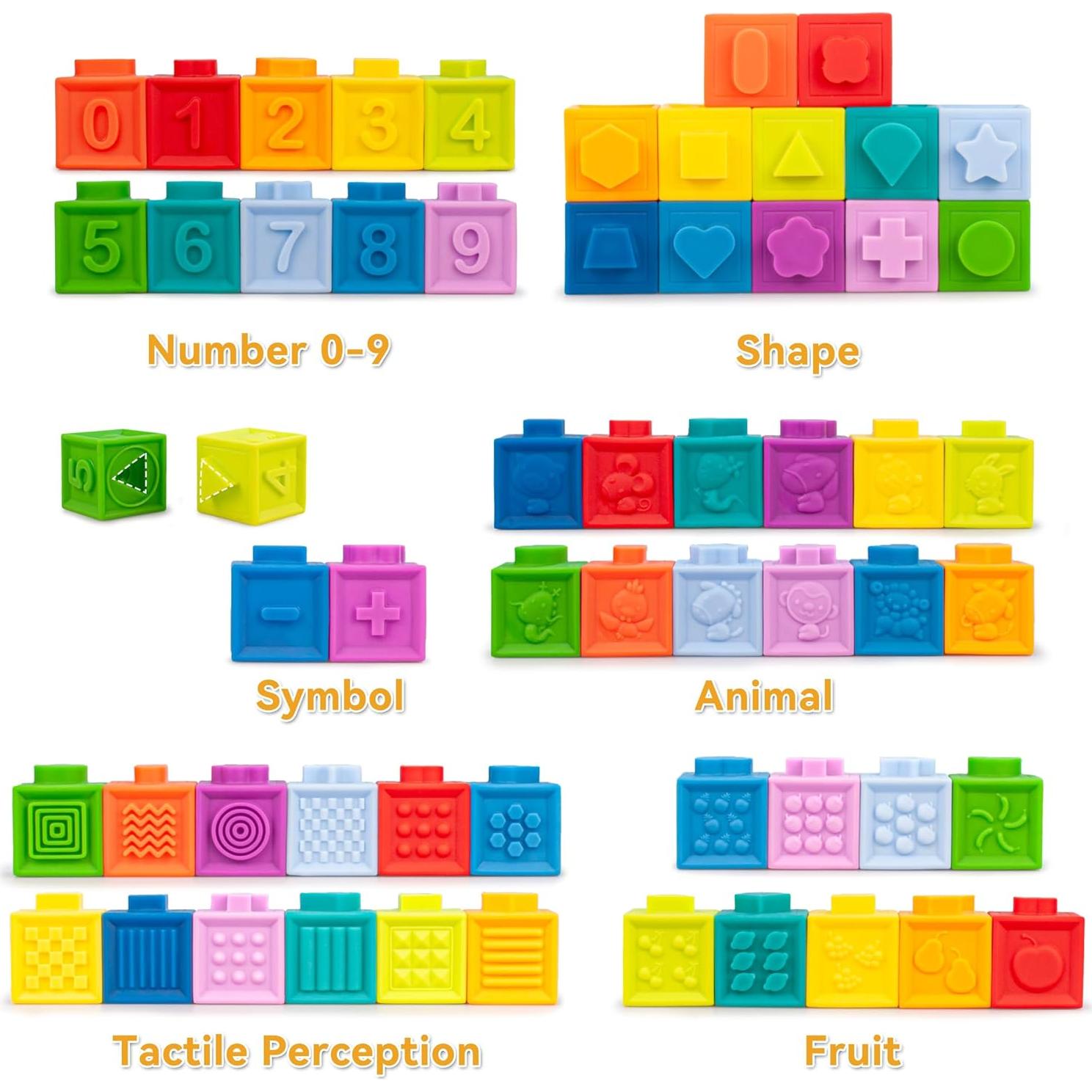 Juguetes Montessori 6 en 1 FENG LING para Bebés 6-12 Meses