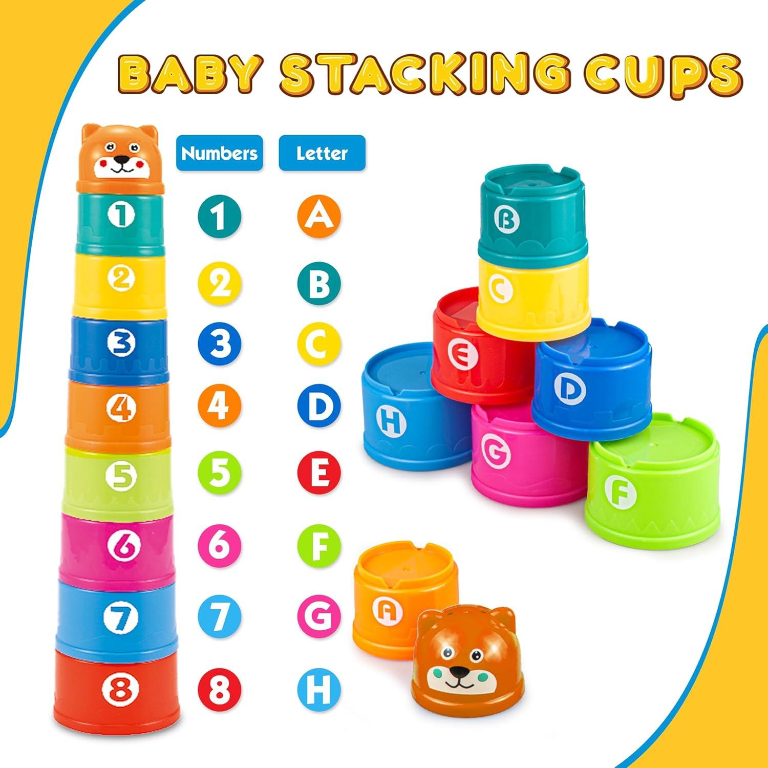 Juguetes Montessori 6 en 1 FENG LING para Bebés 6-12 Meses