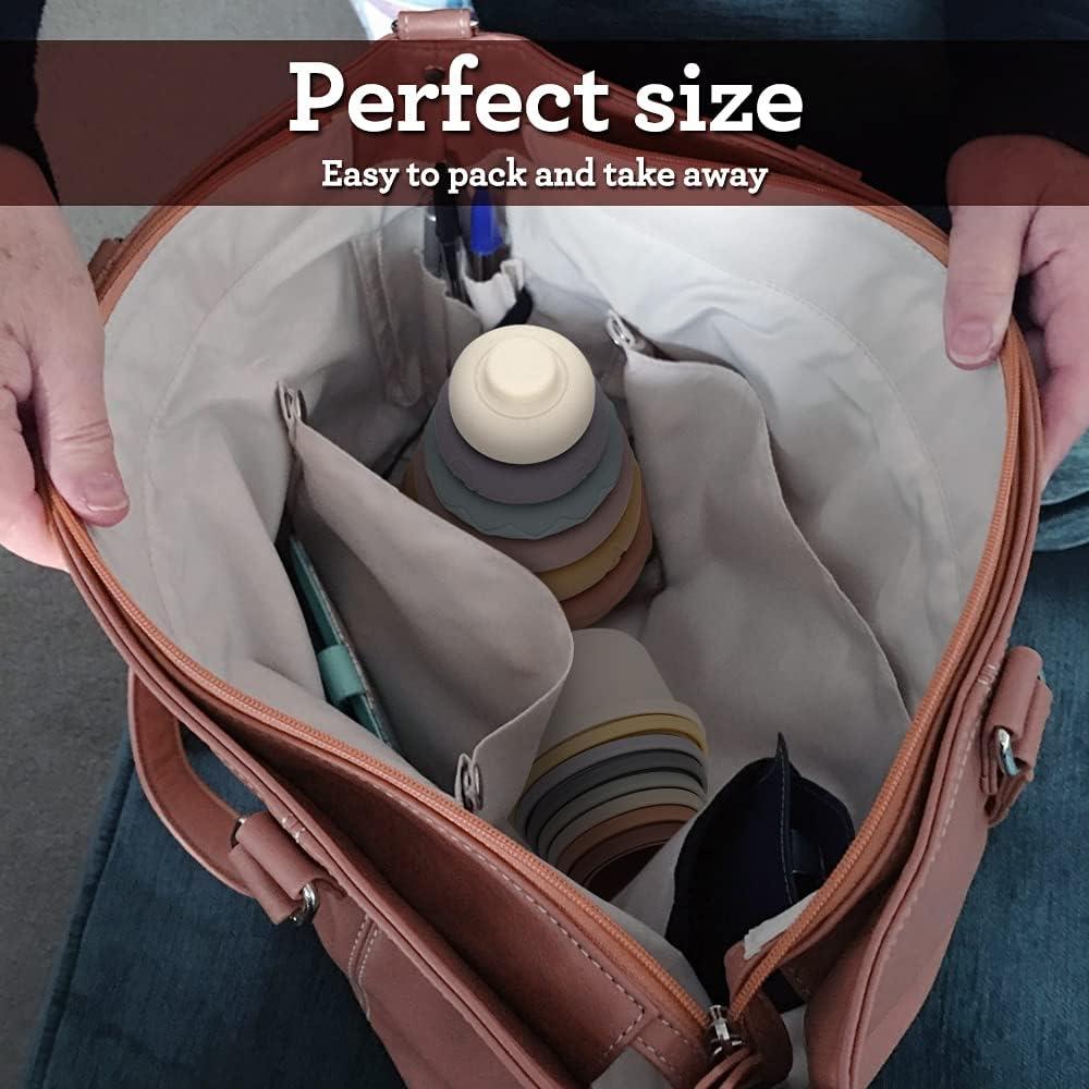 Juguete Apilable Suave Tudou 6 Piezas para Bebés 6 Meses