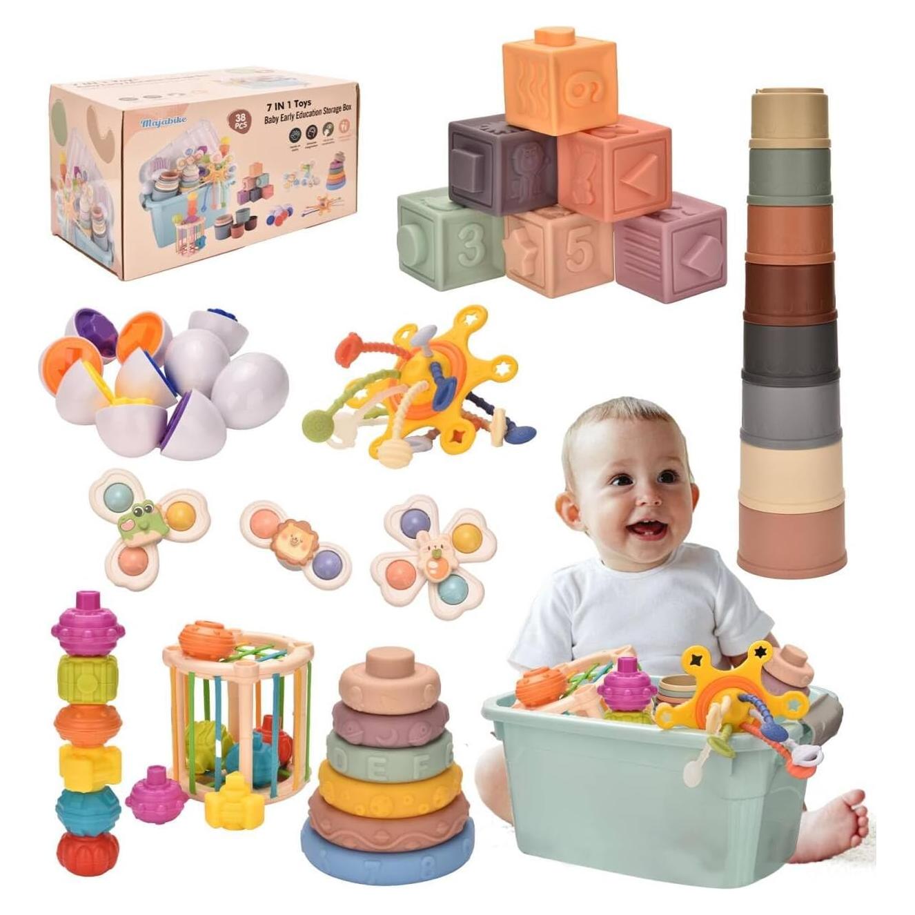 Juguetes Montessori 7 en 1 Majabike para Bebés 6-12 Meses