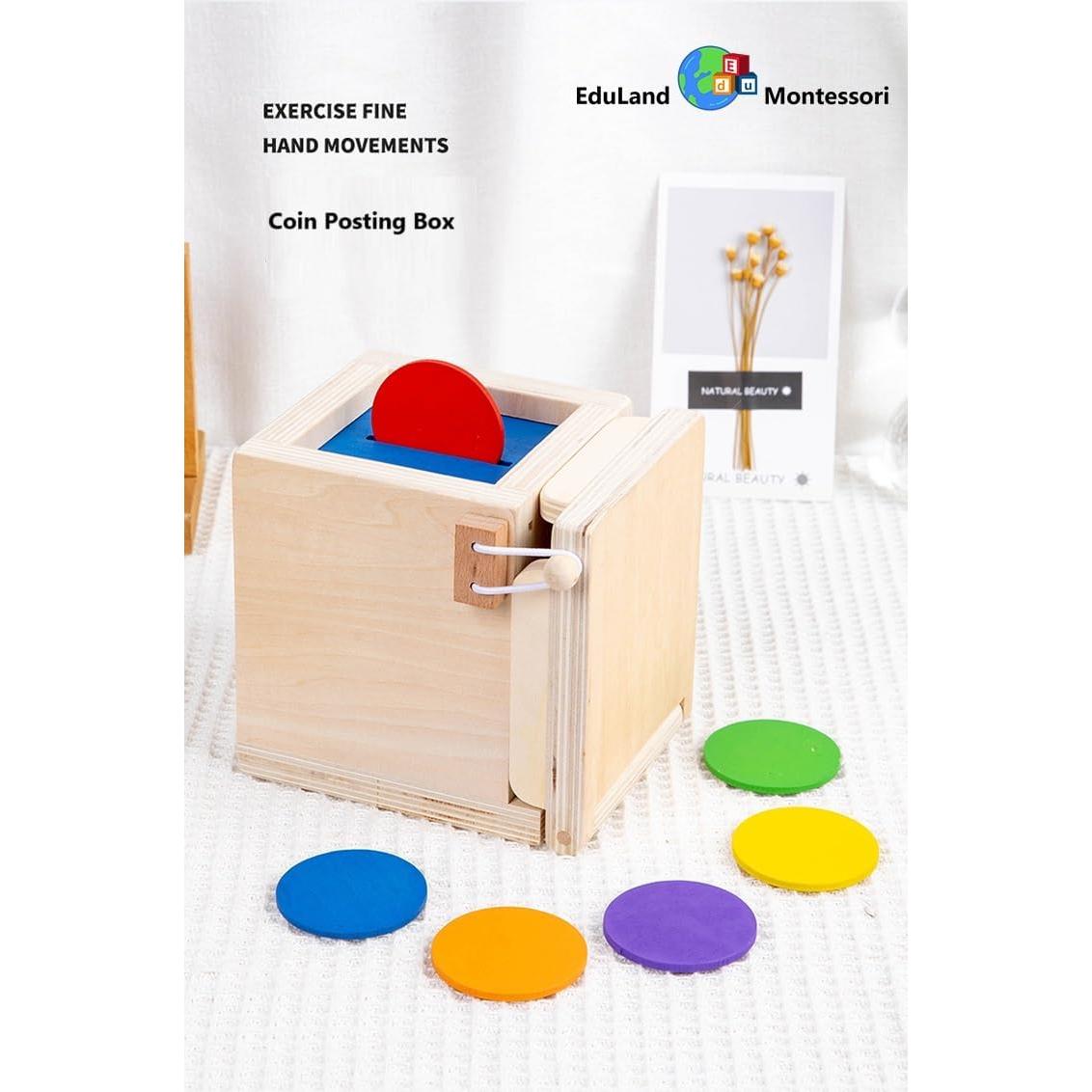 Kit de Bloques de Madera Geométricos EduLand Montessori 4 en 1
