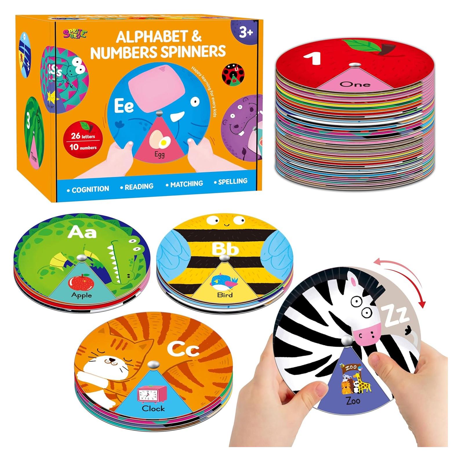 Juguete Educativo Montessori SpriteGru 36 Tarjetas para Niños