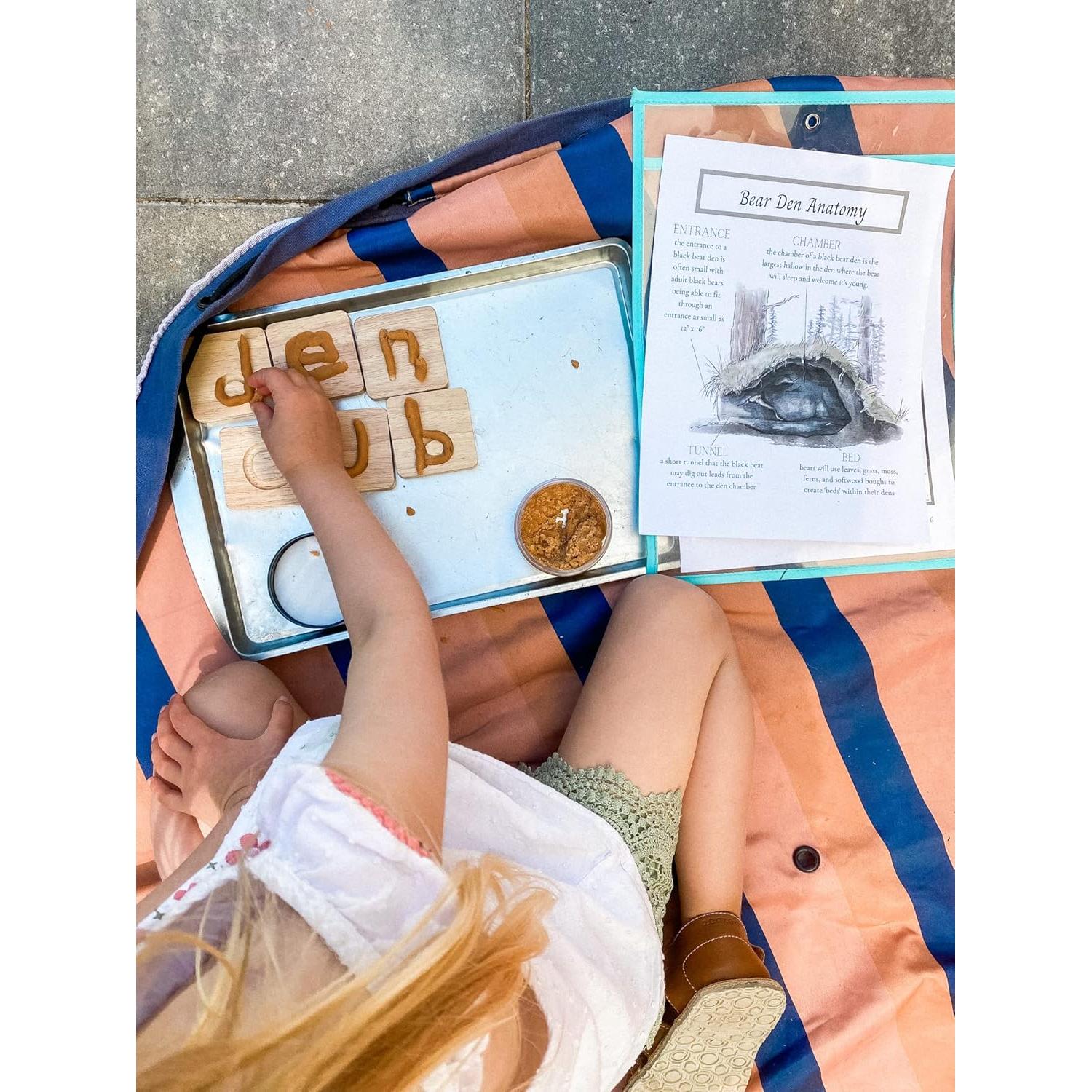 Juego de Azulejos de Alfabeto Montessori - 26 Piezas Didácticas