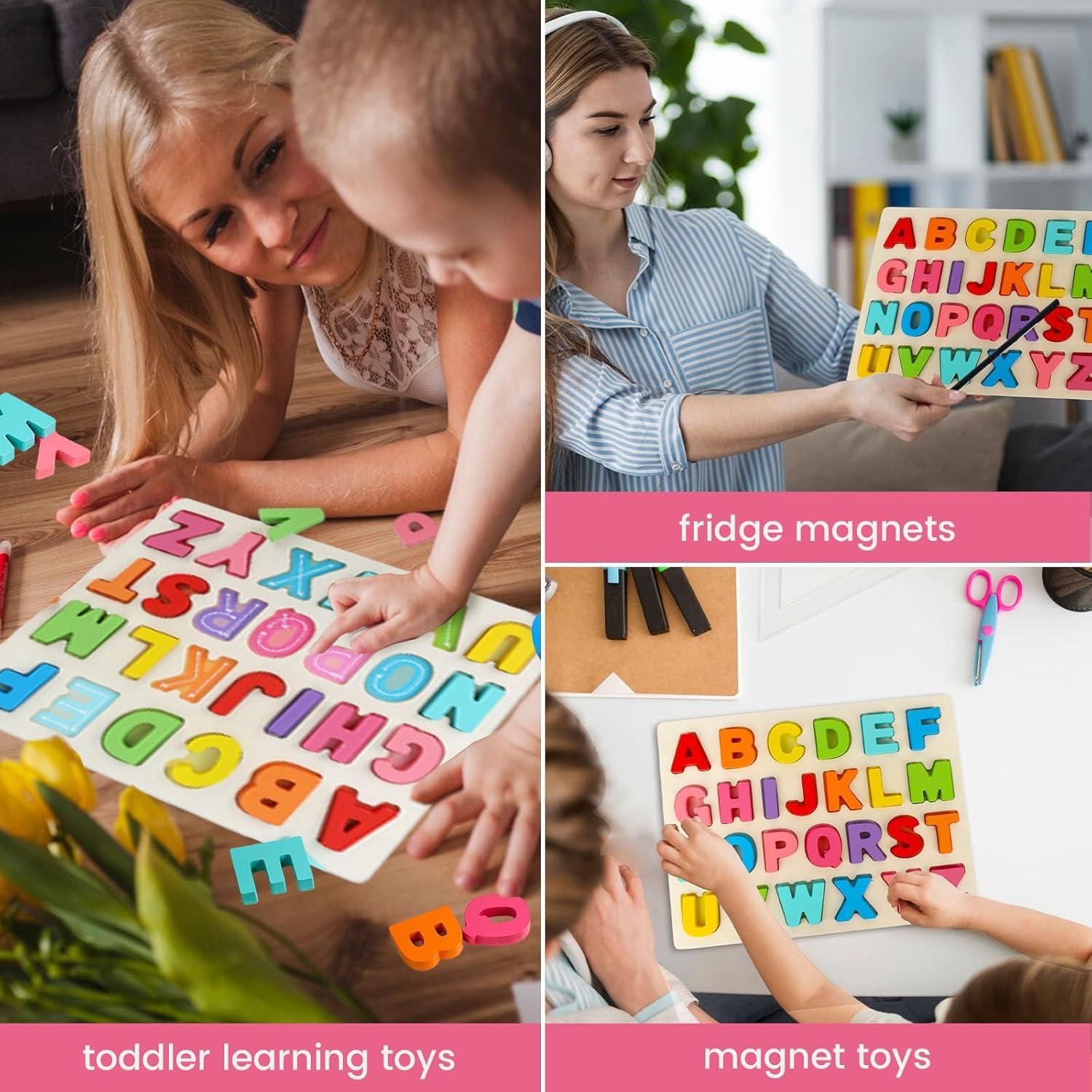 Rompecabezas de Alfabeto de Madera AMOR PRESENT 29.7x22.1cm