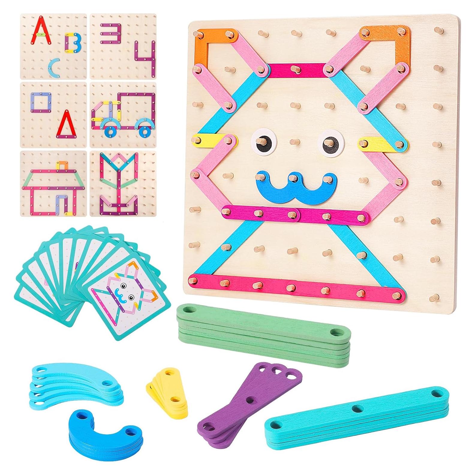 Juguete Montessori de Madera EZVYAO - Set Letras y Números