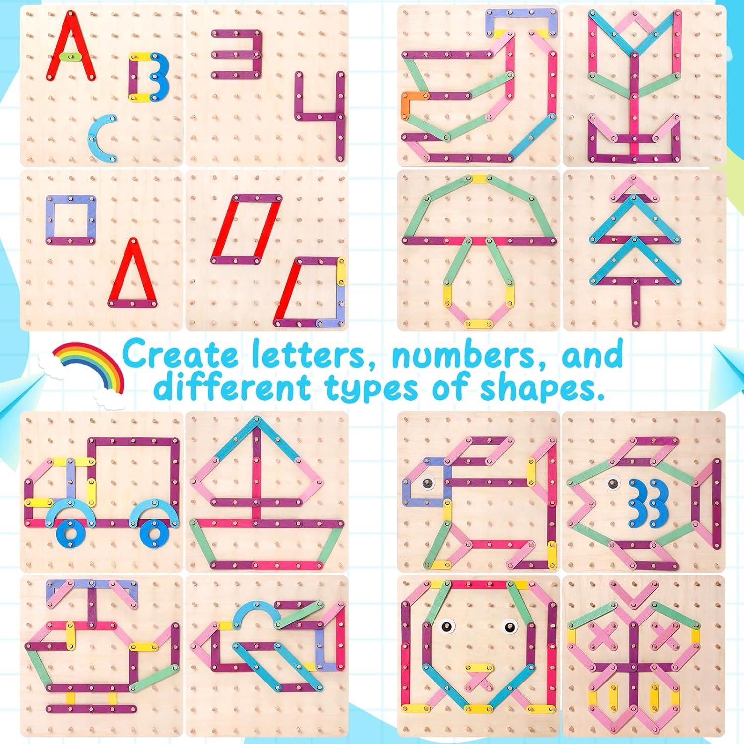 Juguete Montessori de Madera EZVYAO - Set Letras y Números