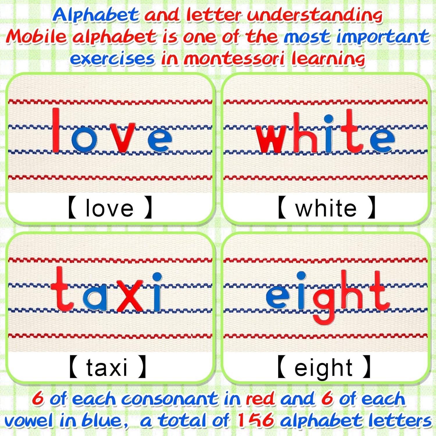 Juego de Letras Montessori Juexica con Caja y Alfombra 35x60cm