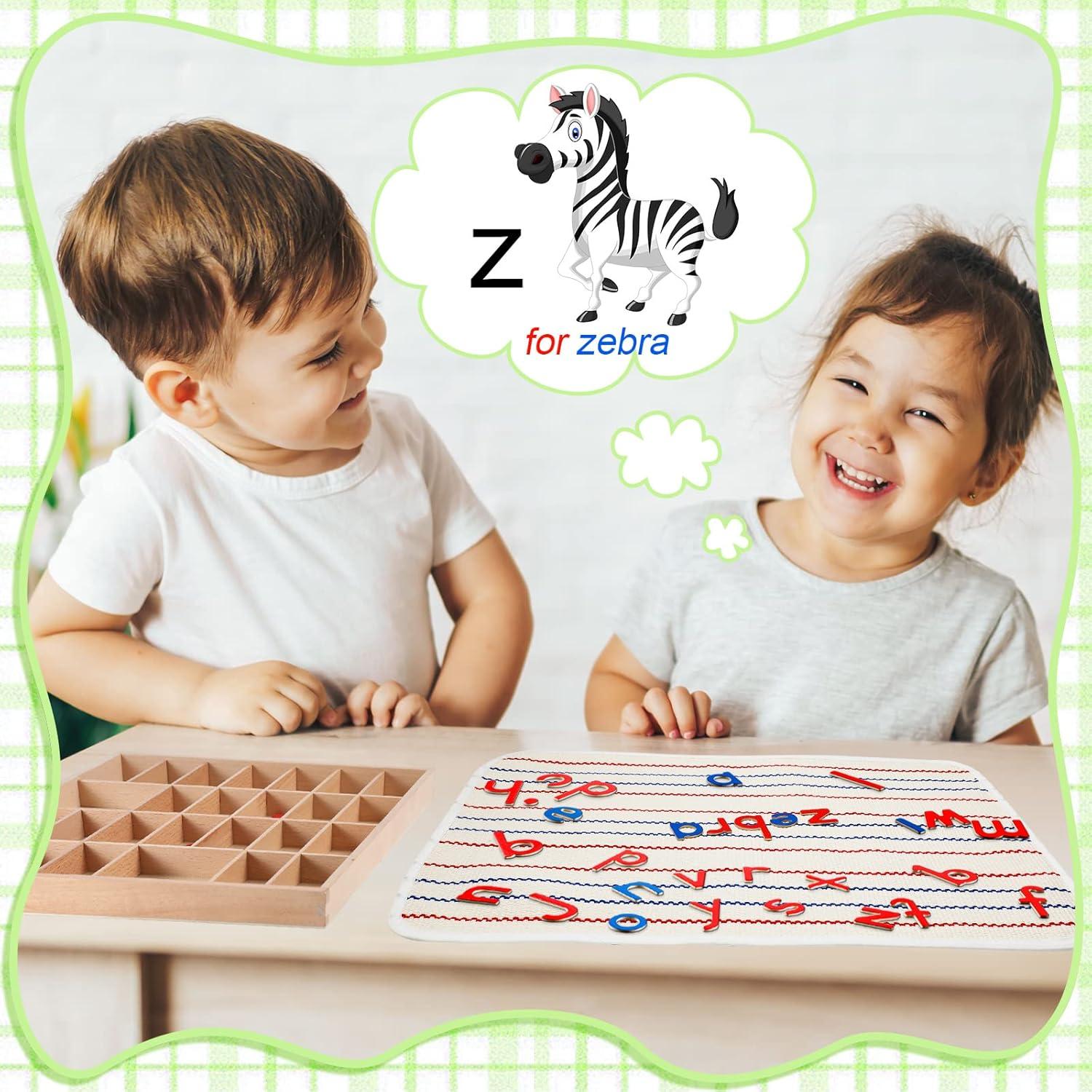 Juego de Letras Montessori Juexica con Caja y Alfombra 35x60cm