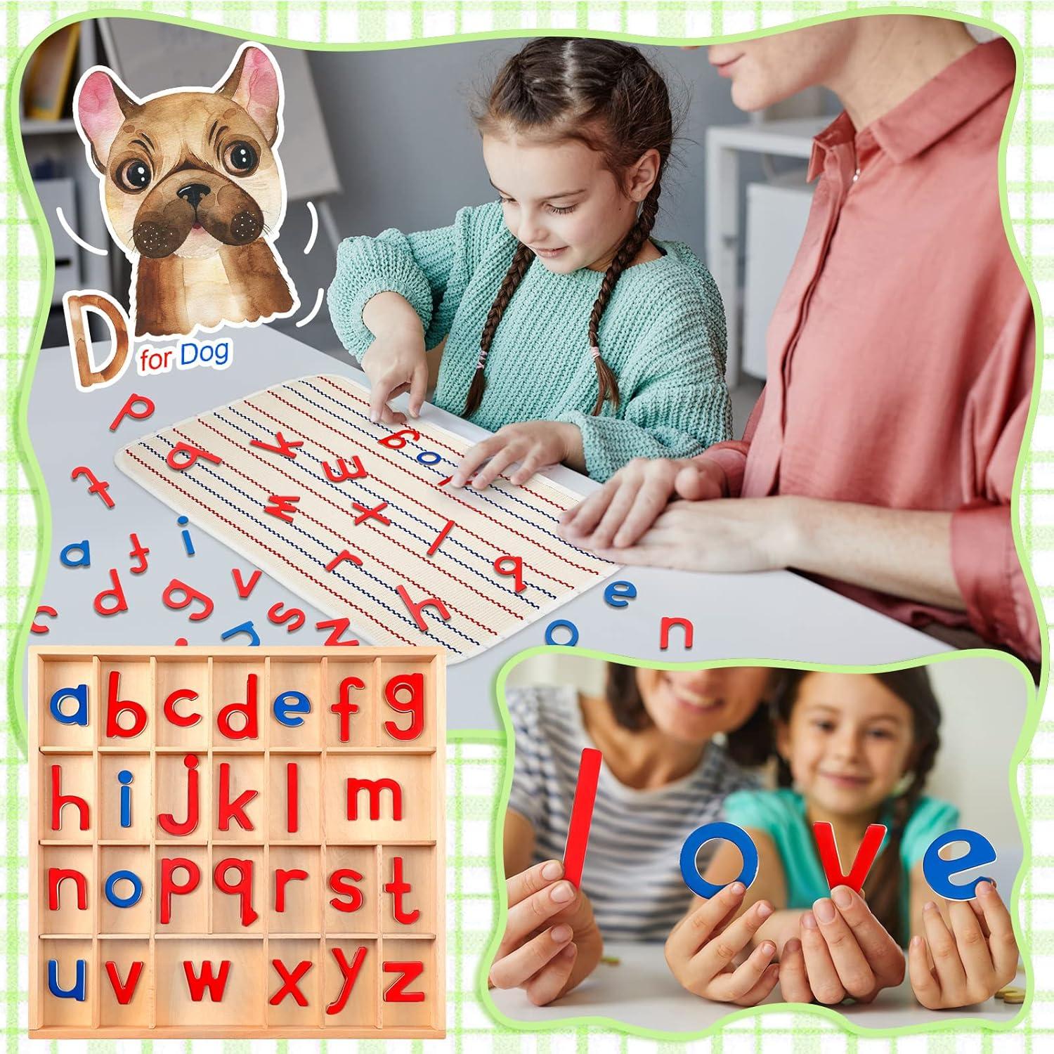 Juego de Letras Montessori Juexica con Caja y Alfombra 35x60cm