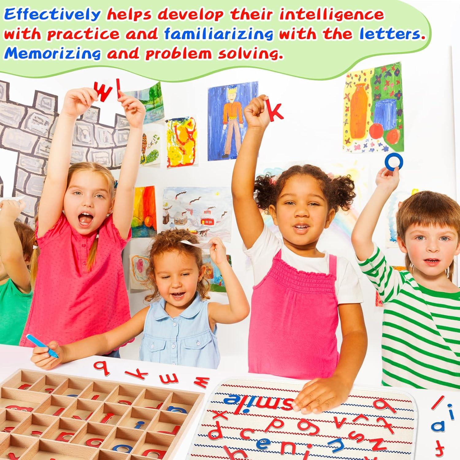 Juego de Letras Montessori Juexica con Caja y Alfombra 35x60cm