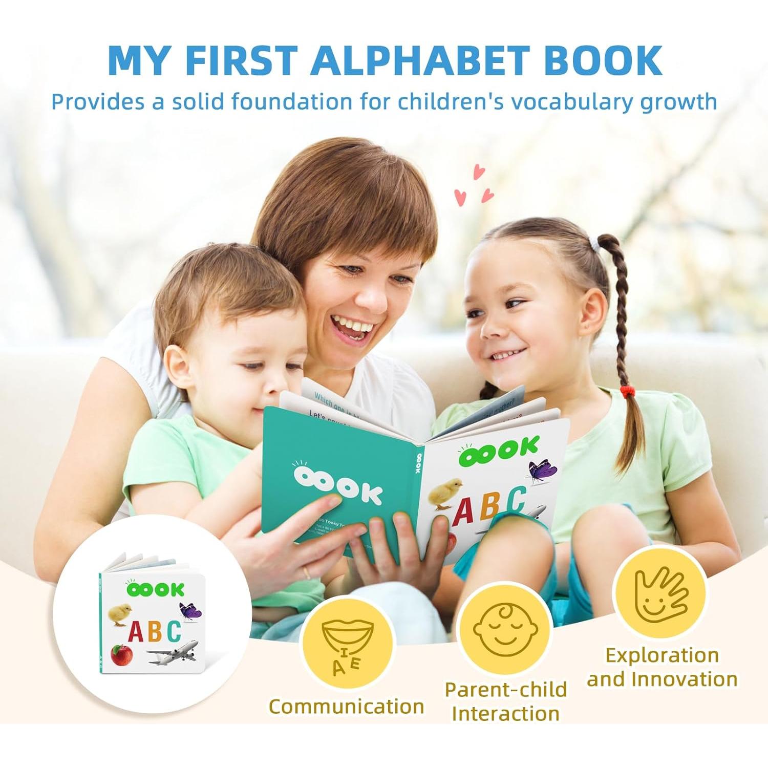 Juego Montessori 4 en 1 OOOK Alfabeto para Niños 3-6 Años