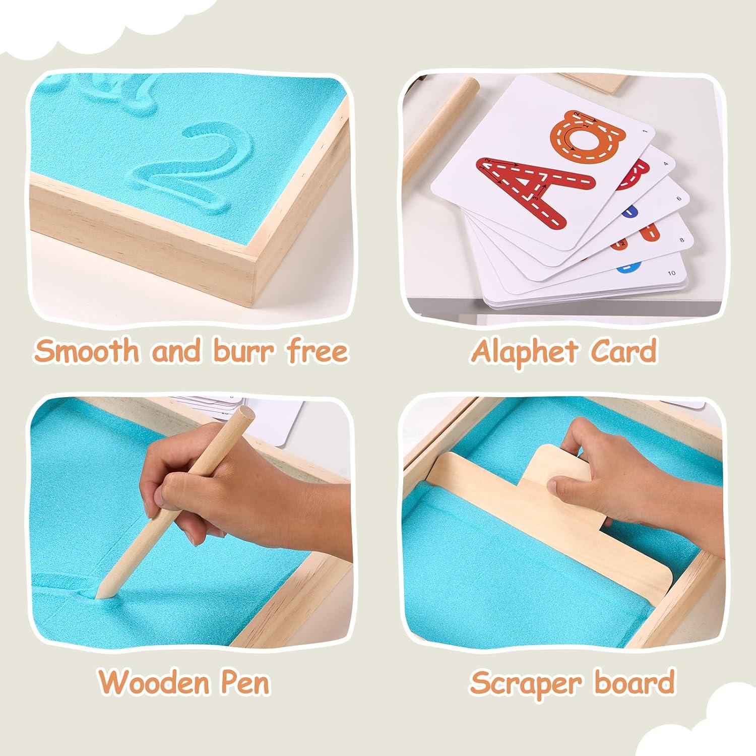 Bandeja de Arena Montessori MORITECK para Niños 22.6x18cm