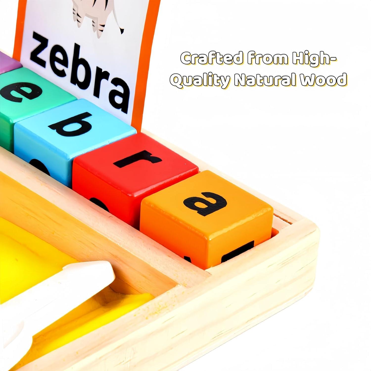 Bandeja de Arena de Madera Montessori - Juguete Educativo 23x23 cm