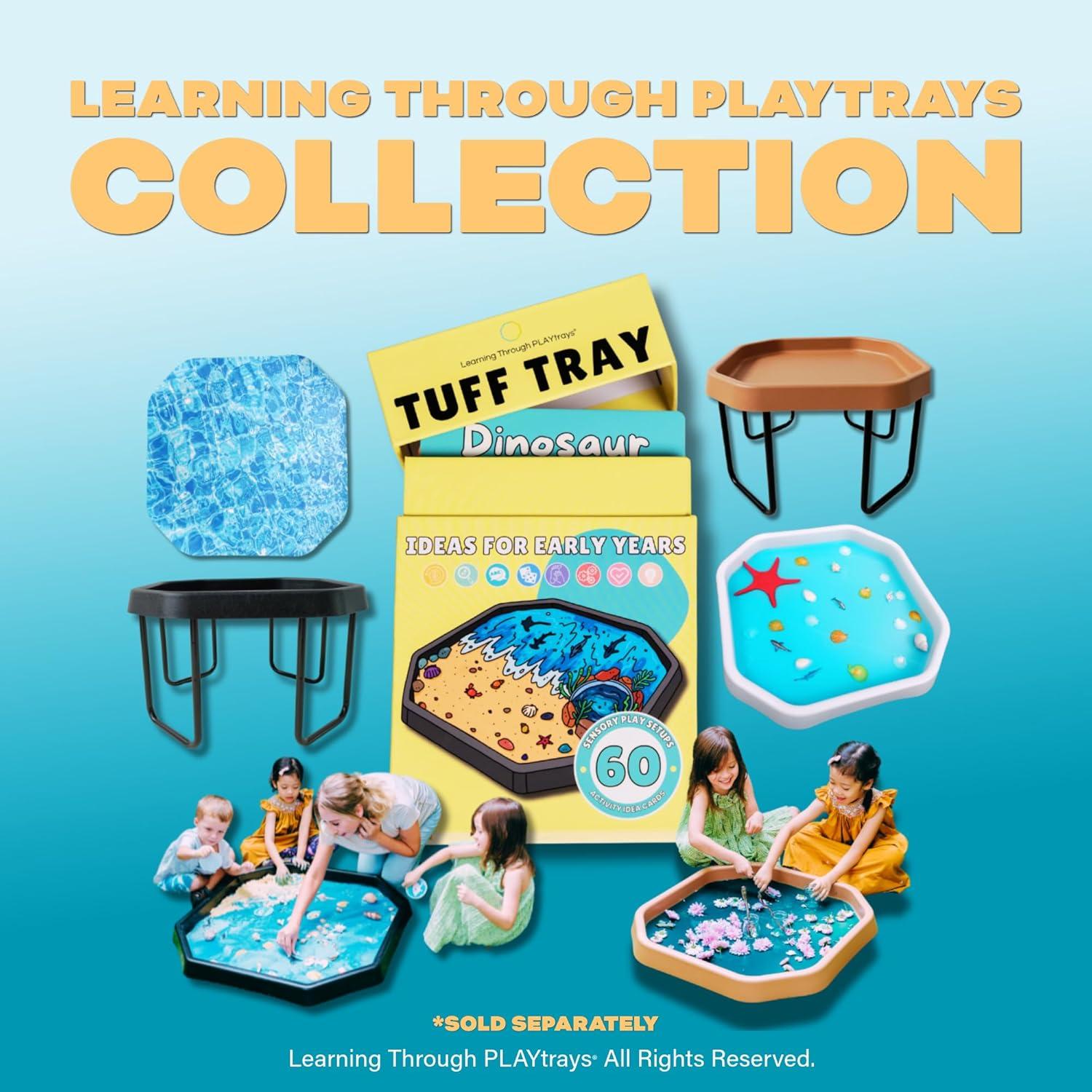 Bandeja Sensorial Tuff Marrón Pequeña 89.9x89.9cm para Niños