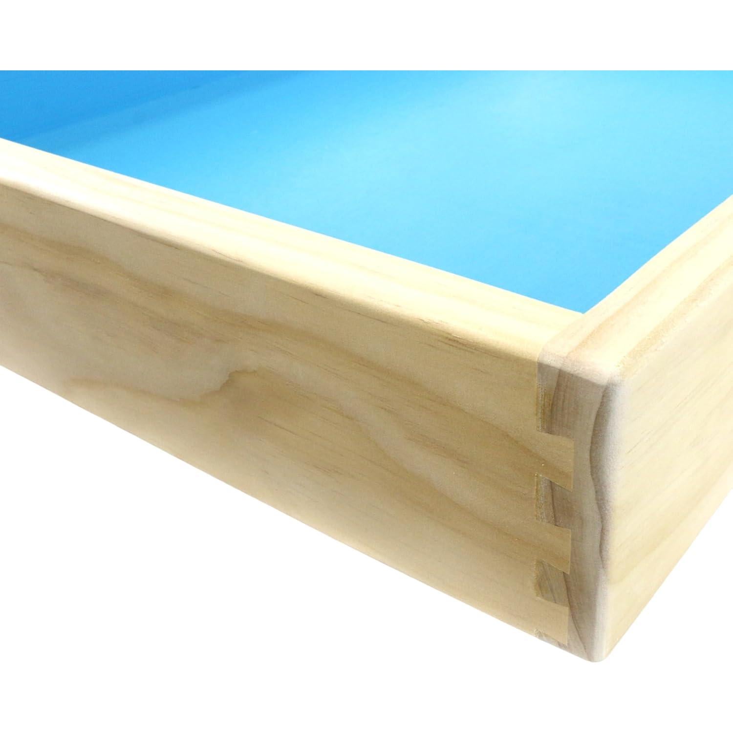 Bandeja de arena de madera Play Therapy Supply con tapa