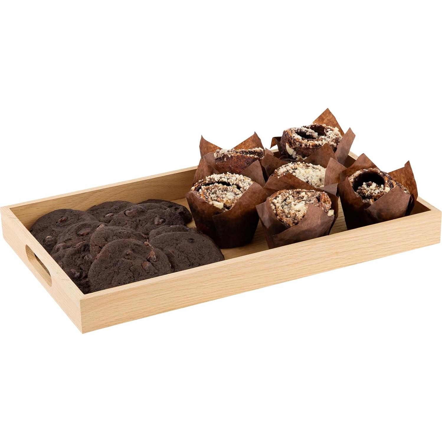Bandejas de Madera Hammont - Juego de 5 Piezas de Roble