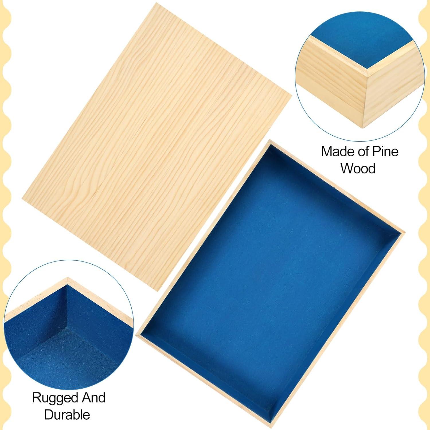 Bandeja de Arena de Madera CroBlissful con Tapa 49.5x72.4cm