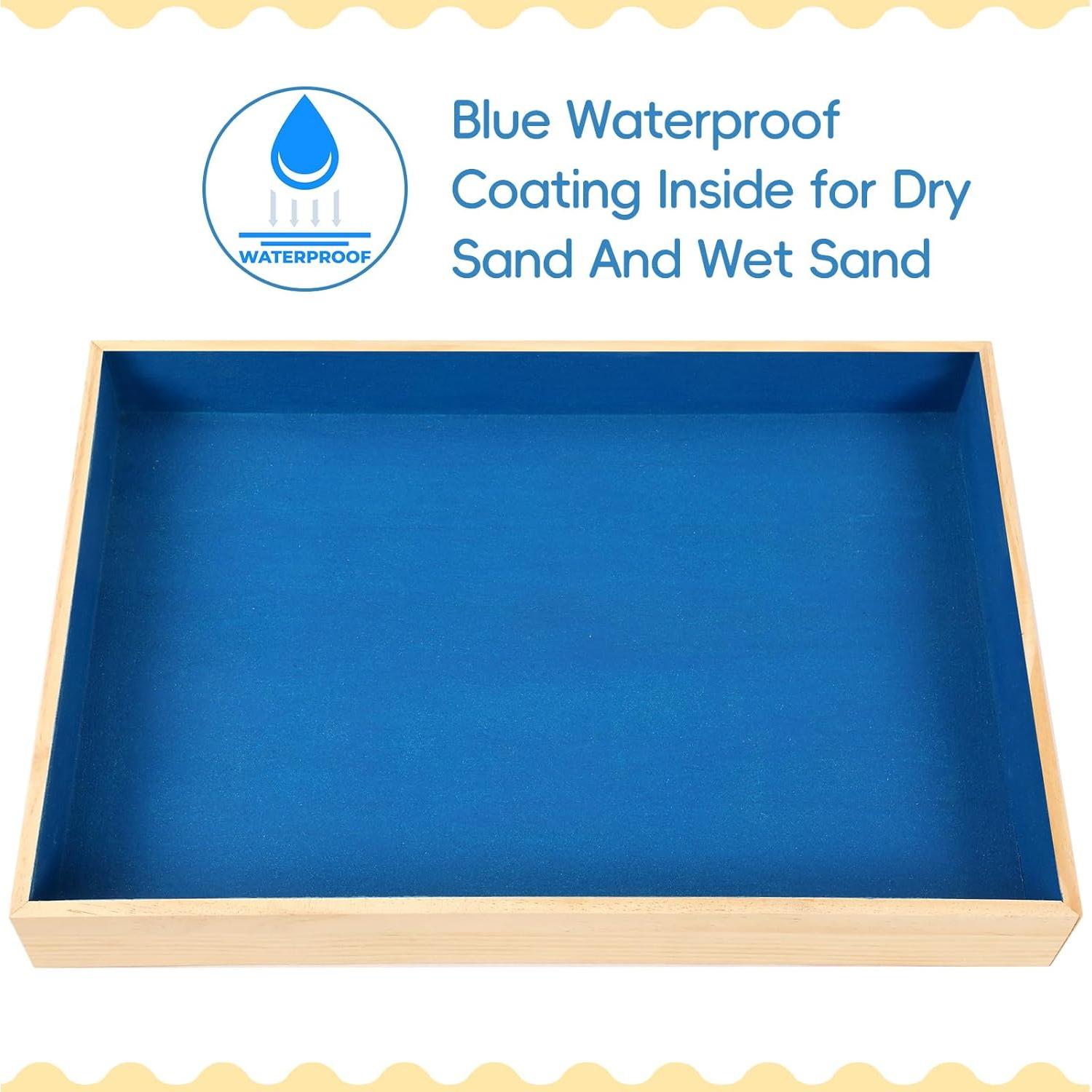 Bandeja de Arena de Madera CroBlissful con Tapa 49.5x72.4cm