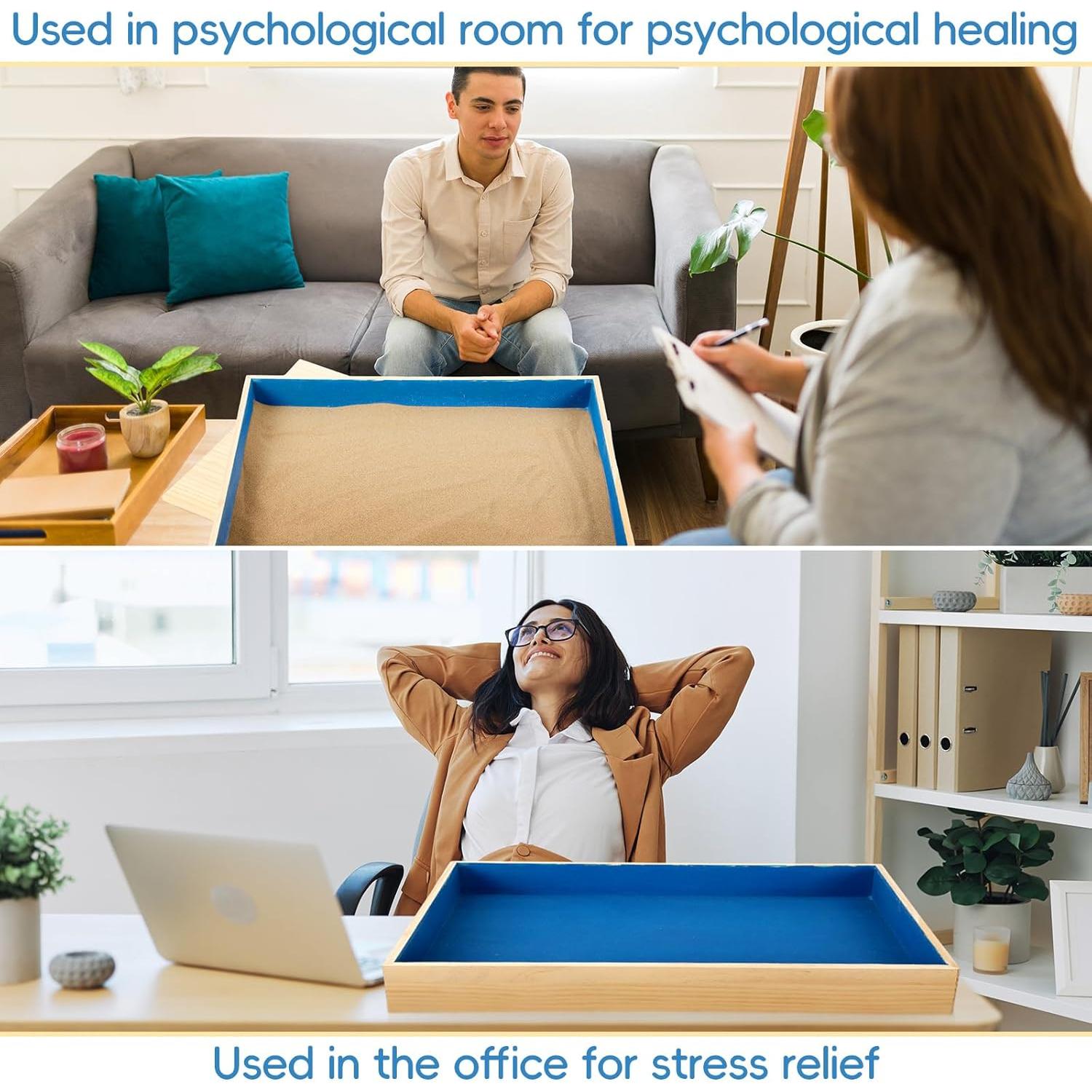 Bandeja de Arena de Madera CroBlissful con Tapa 49.5x72.4cm