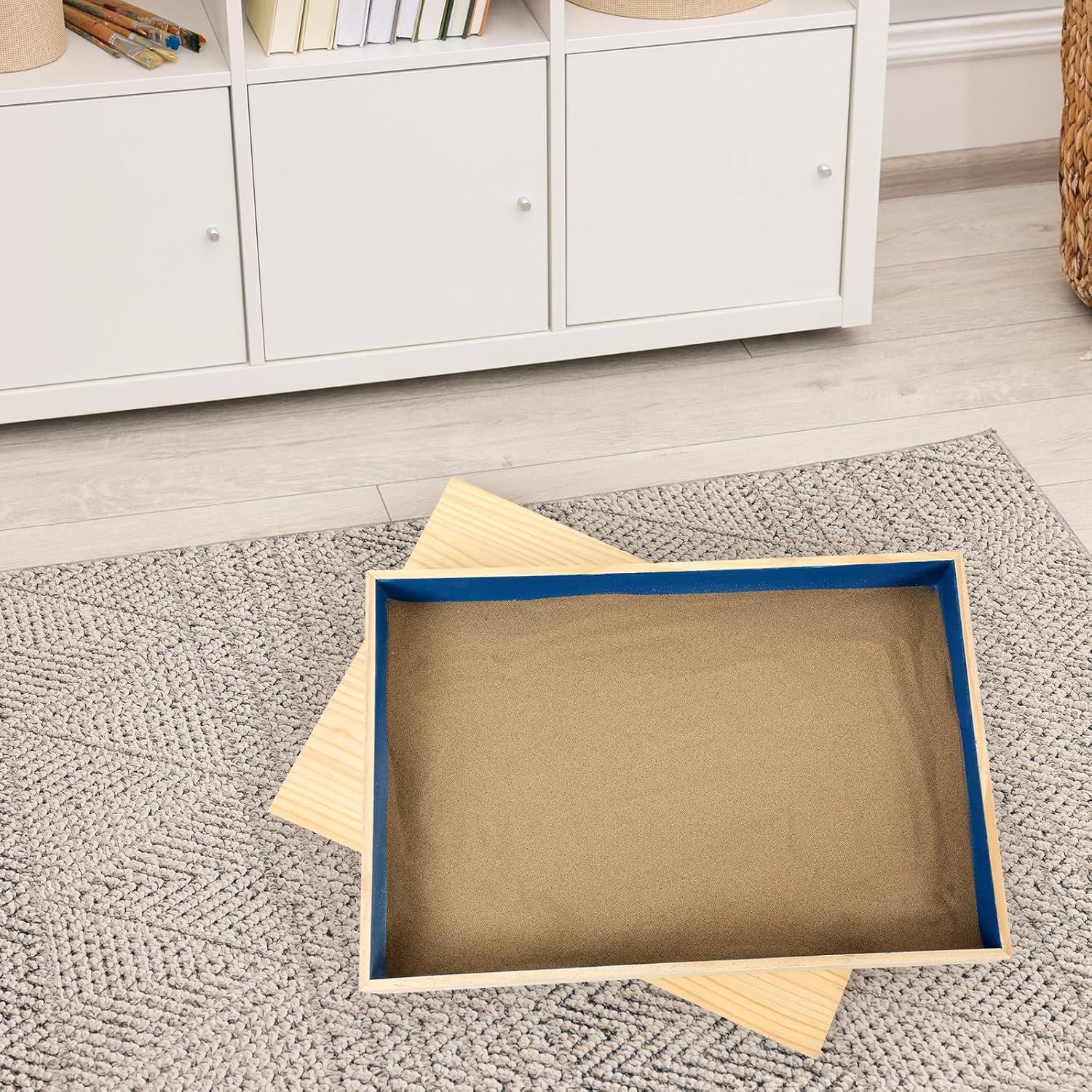 Bandeja de Arena de Madera CroBlissful con Tapa 49.5x72.4cm