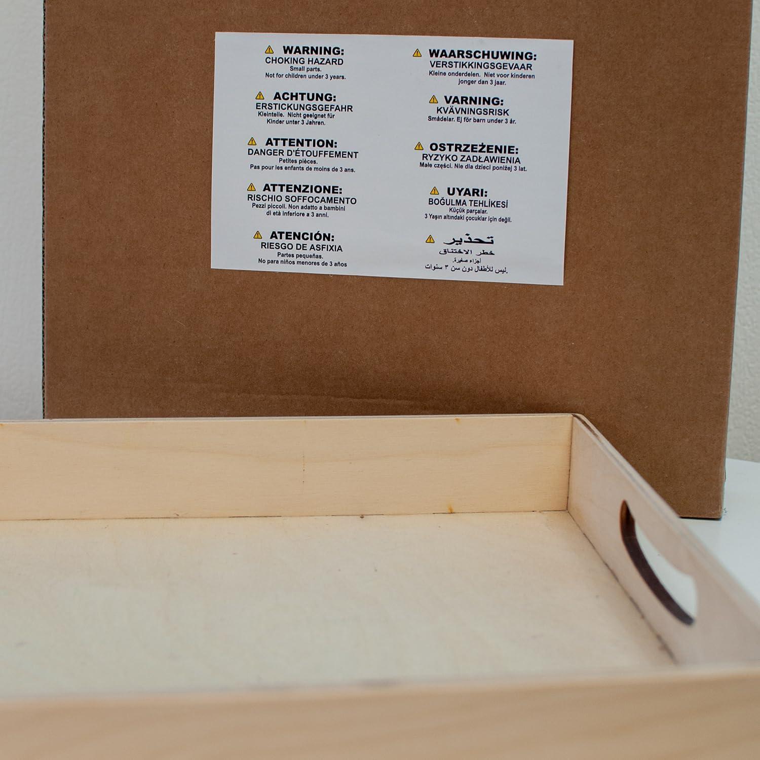 Bandeja de Clasificación Montessori Ulanik 38x28 cm para Niños 3+