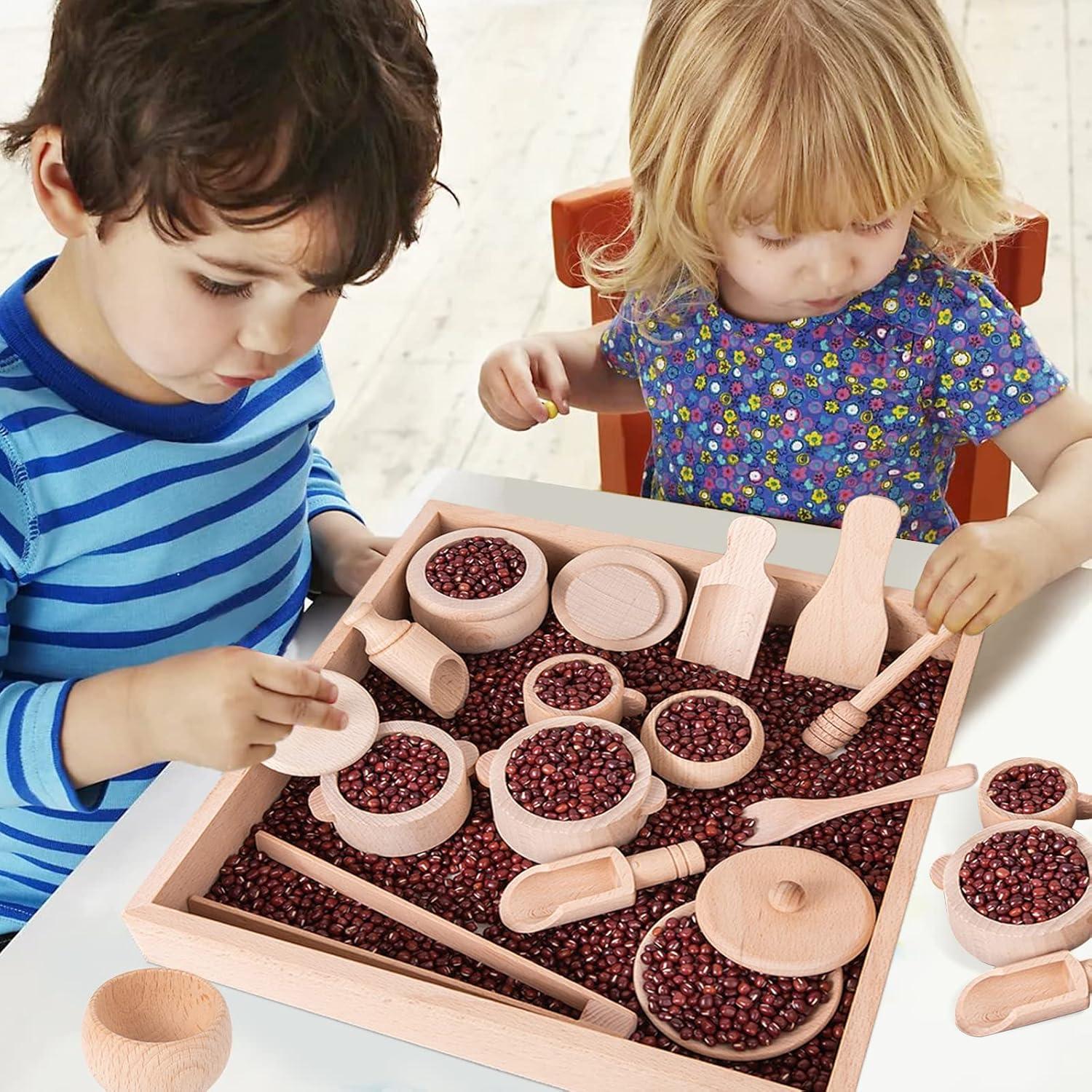 Set de Herramientas Sensoriales de Madera Twood para Niños