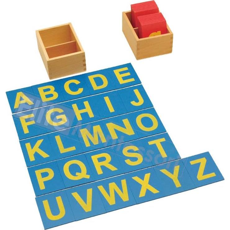 Letras de Lija Montessori Elite - Mayúsculas y Minúsculas