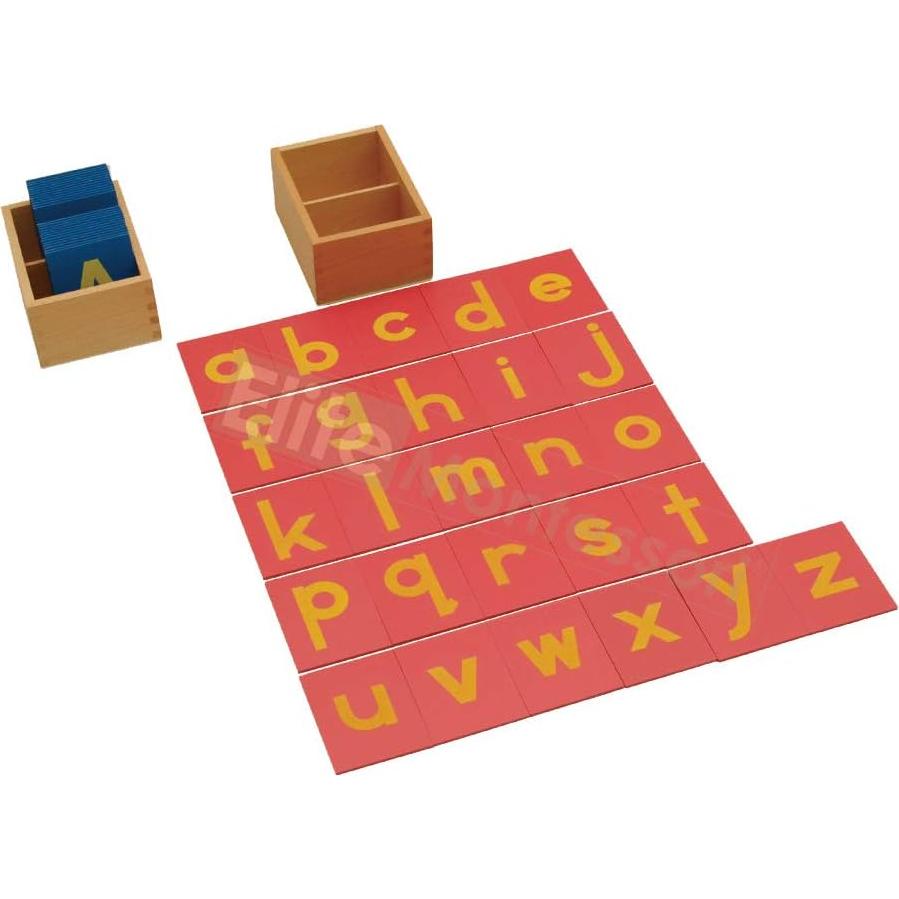 Letras de Lija Montessori Elite - Mayúsculas y Minúsculas