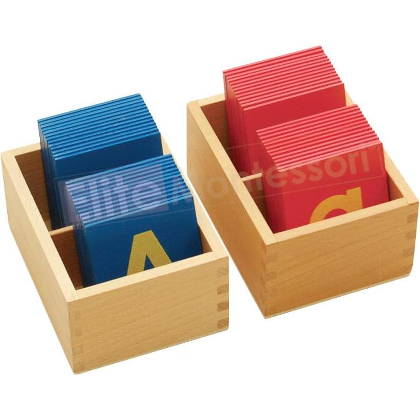 Letras de Lija Montessori Elite - Mayúsculas y Minúsculas