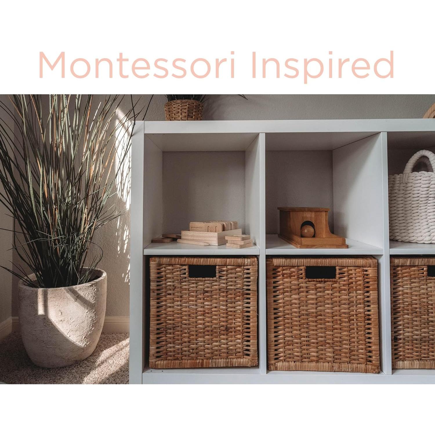 Tablero de Trazado de Letras de Madera Montessori - 26 Fichas