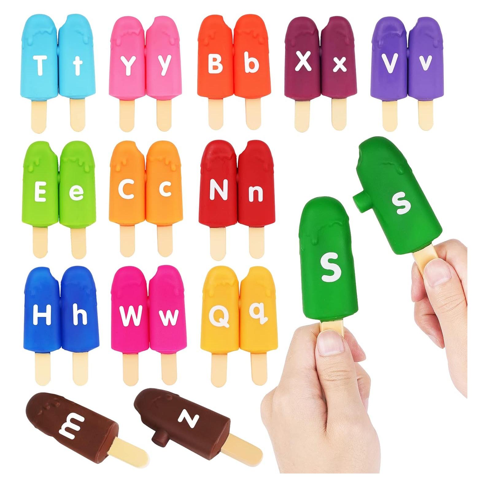 Juguetes de Aprendizaje Alfabeto IWUTEFET 26 PCS Montessori