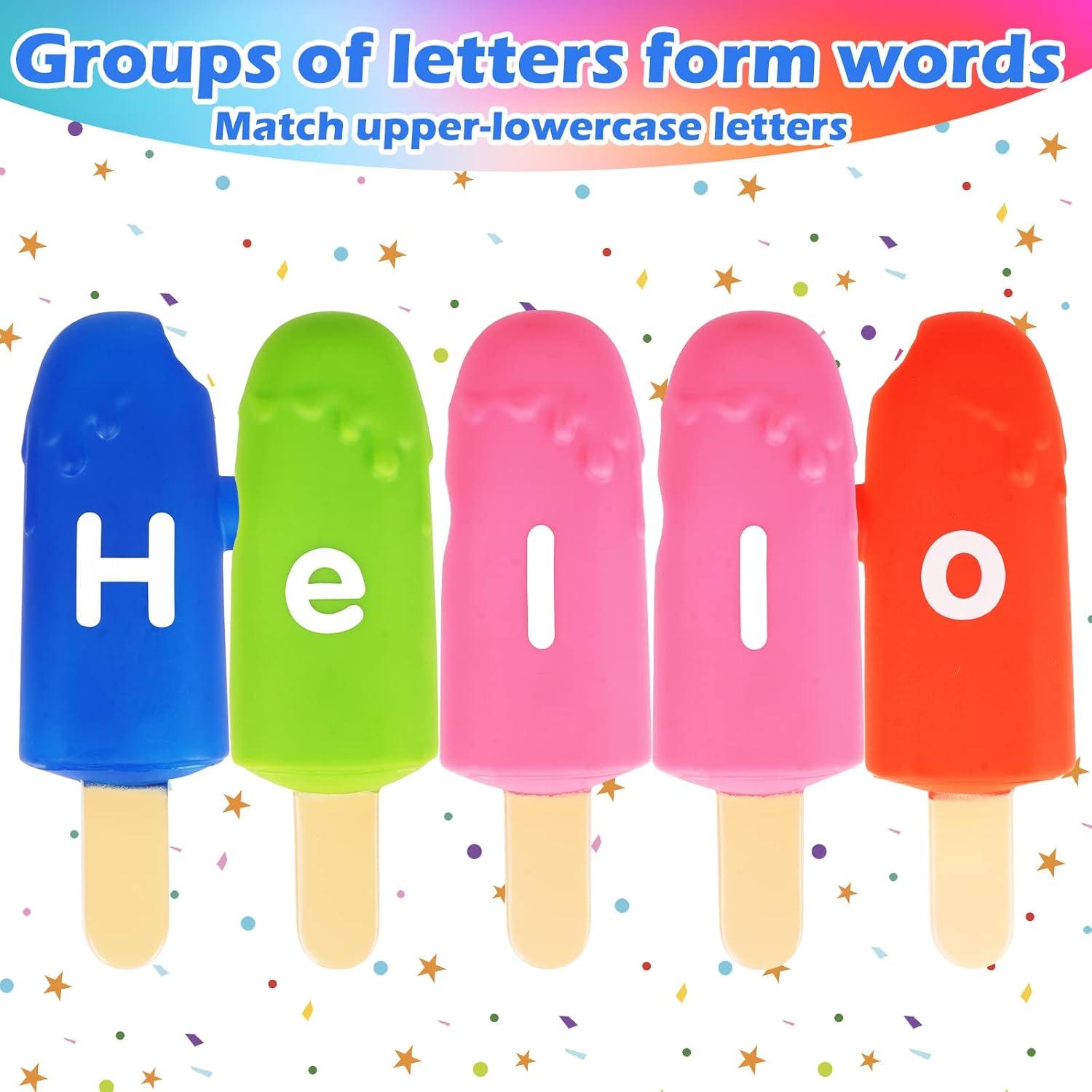 Juguetes de Aprendizaje Alfabeto IWUTEFET 26 PCS Montessori