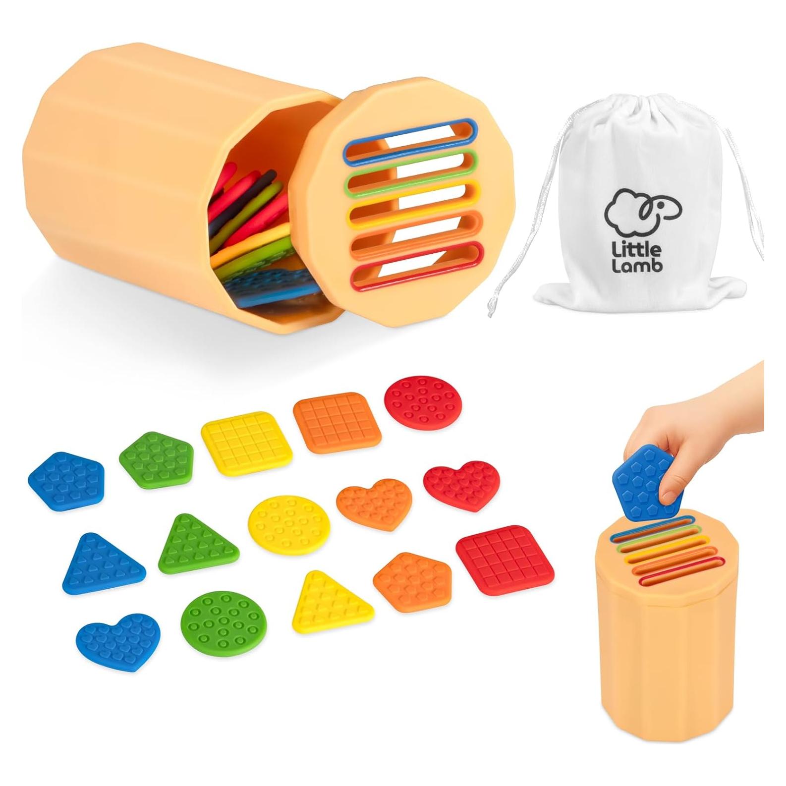 Juguete Montessori Clasificador de Colores LittleLamb 1-3 Años