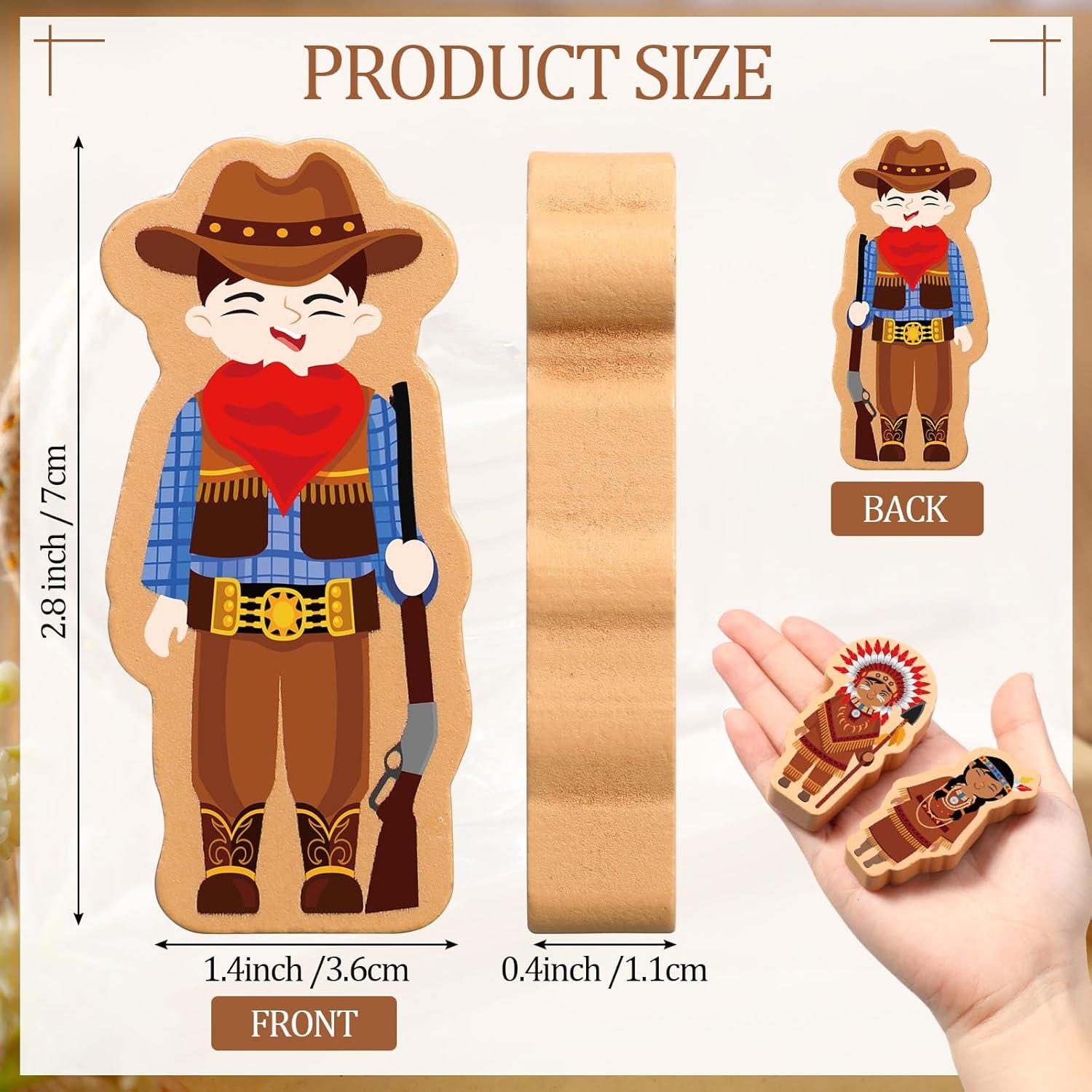 Conjunto de Juguetes de Madera Multicultural Blosssound 36 Piezas