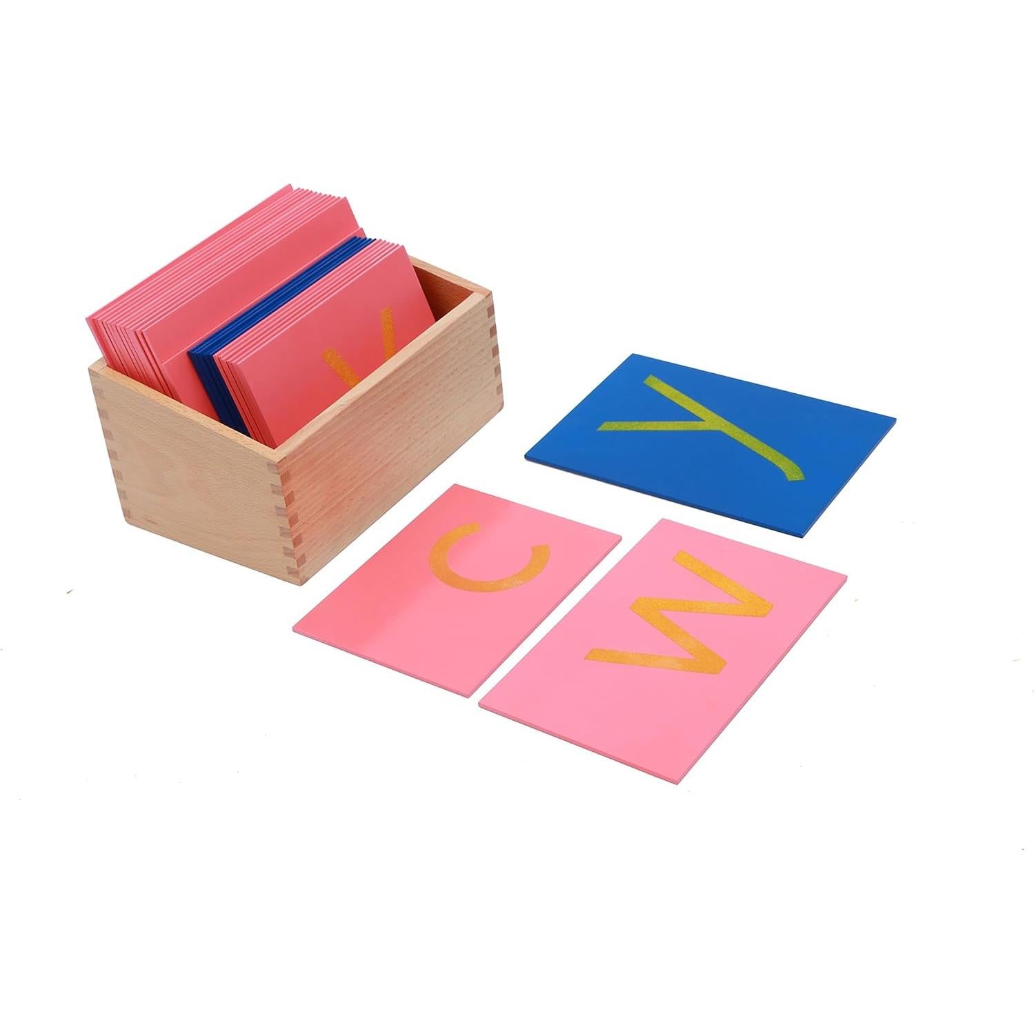 Materiales Montessori Letras de Papel de Lija - Adena L010