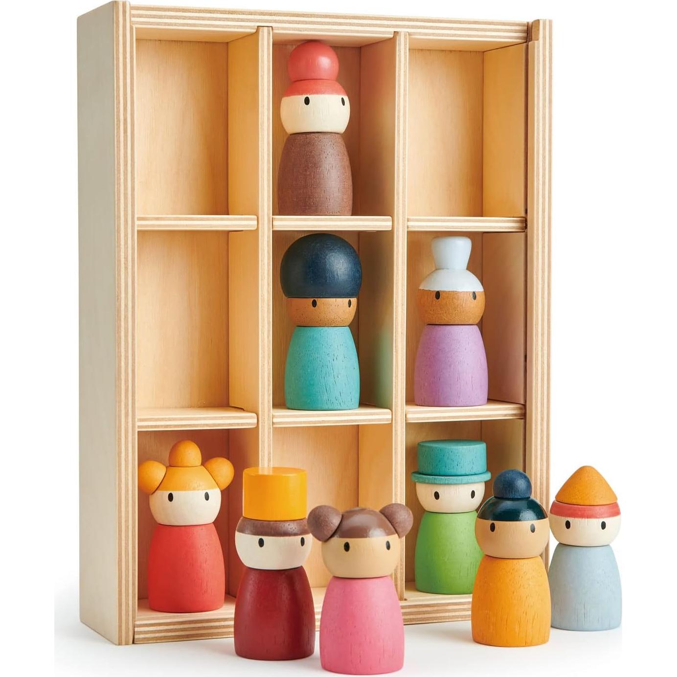 Hotel de la Gente Feliz Tender Leaf Toys - 9 Figuras Inclusivas