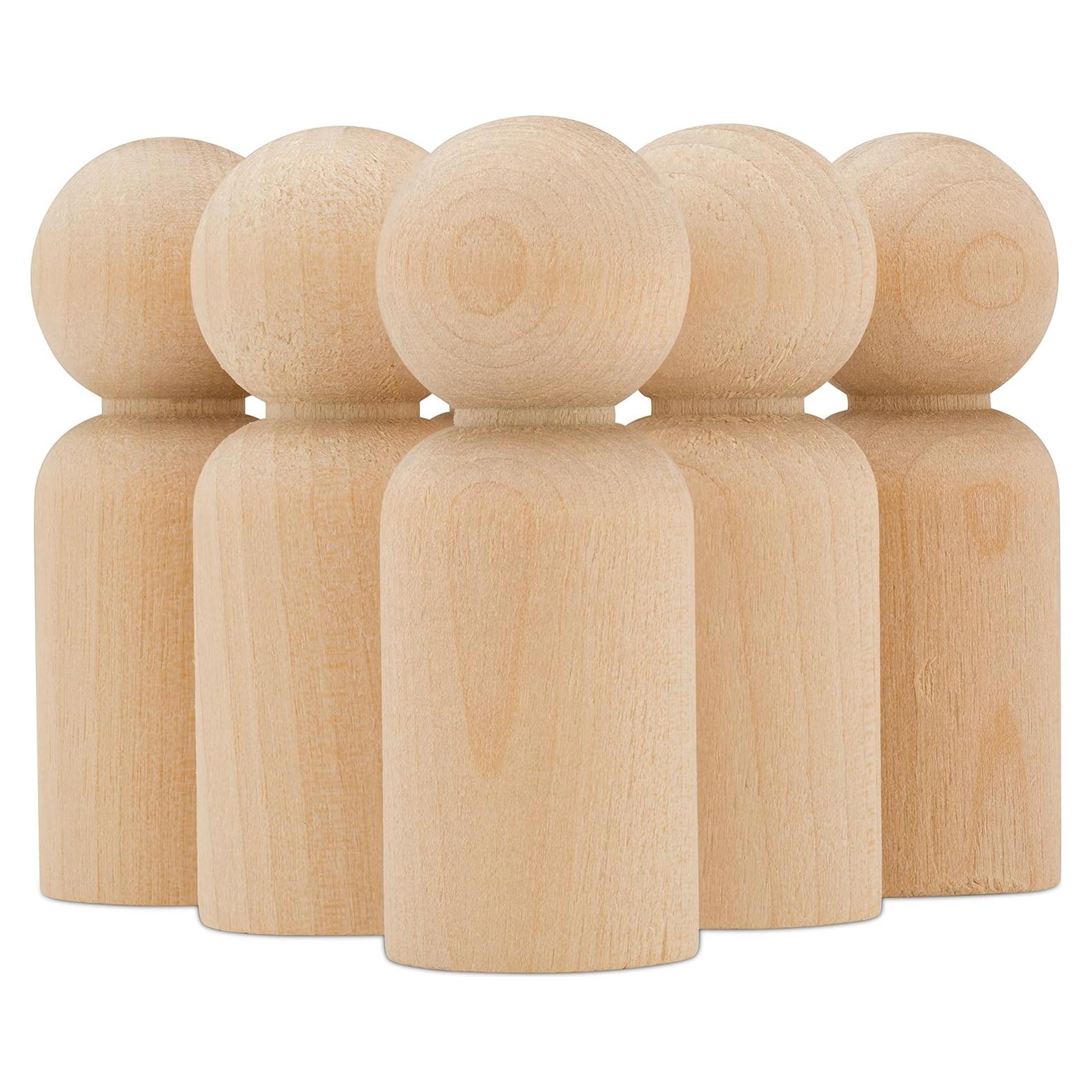 Muñecos de Madera sin Terminar Woodpeckers 6.03 cm - Paquete de 25