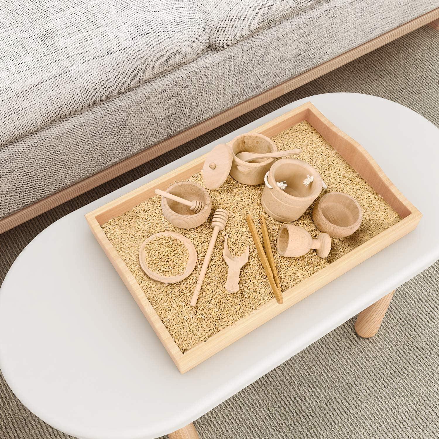 Juguetes Sensoriales Montessori Madera MONT PLEASANT 11 Piezas