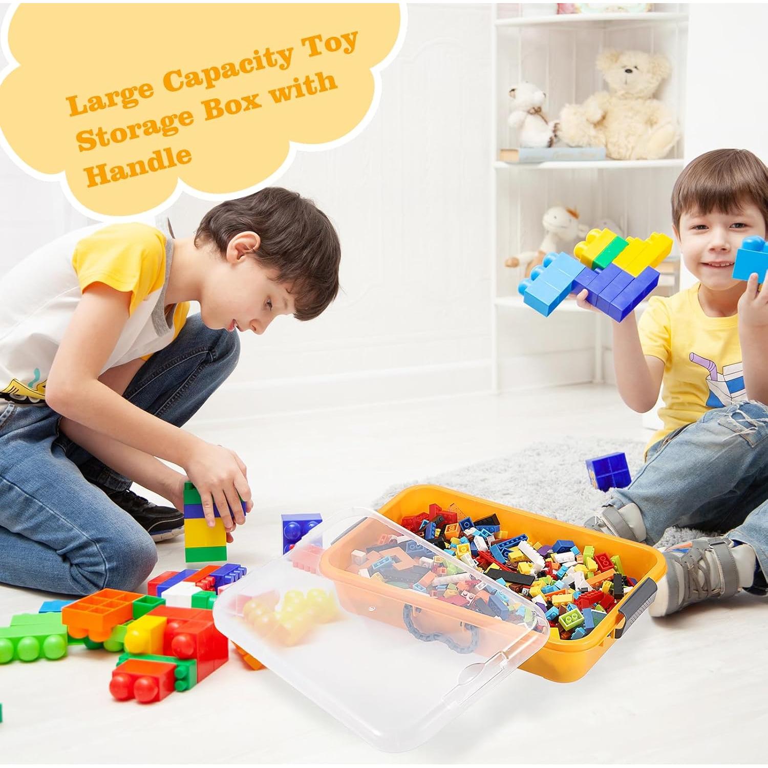 Bandeja de Arena Plástica BTSKY 2PCS 38x25x8cm Amarillo