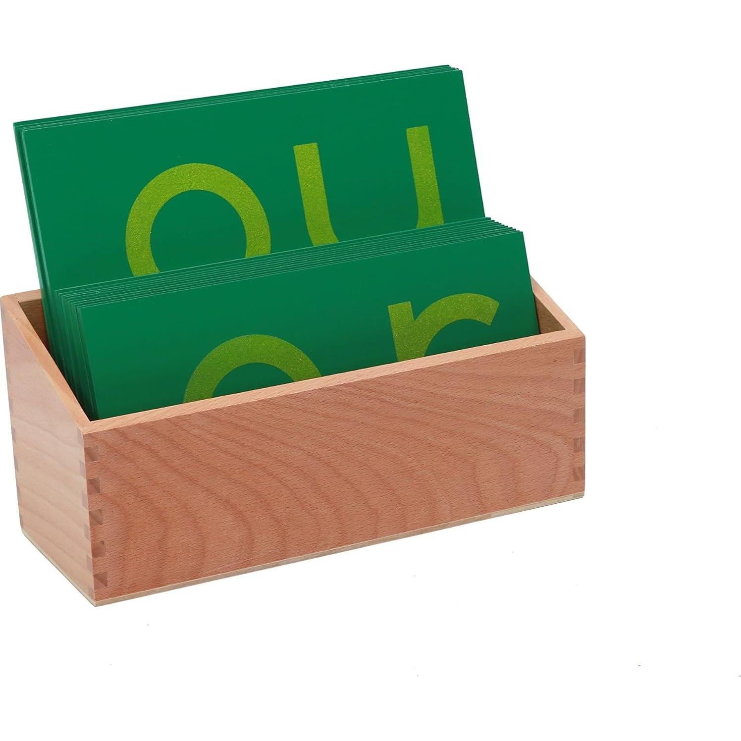 Letras de Lija Doble en Minúsculas Adena Montessori - 16 Combinaciones