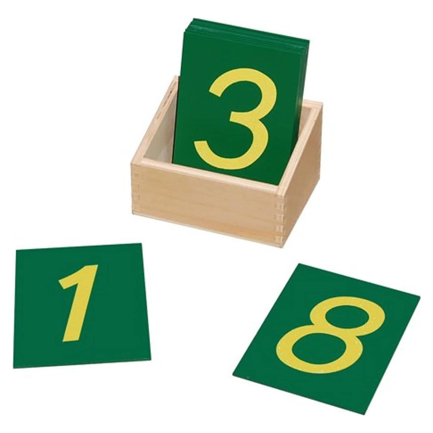 Números de Lija Montessori Elite - 0 al 9 en Madera