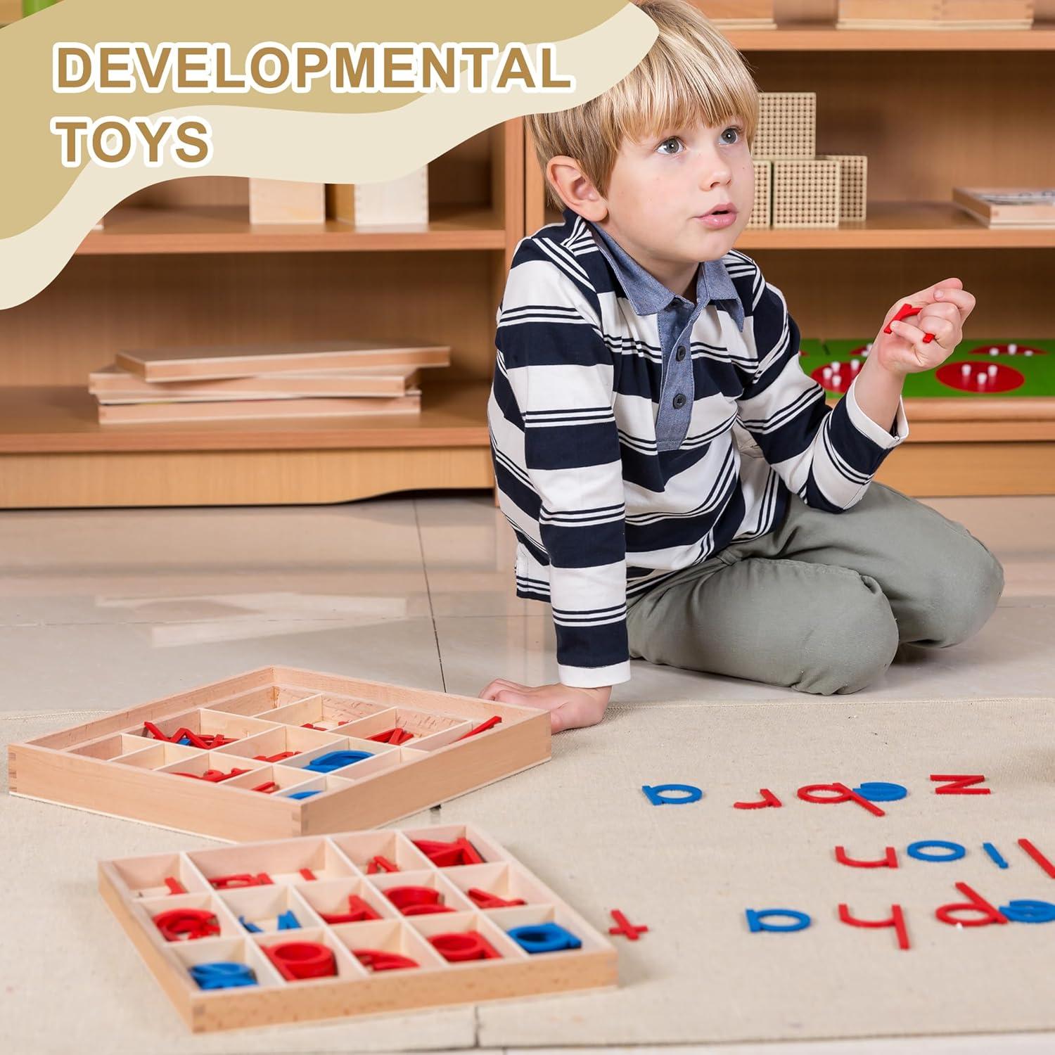 Caja de Alfabeto Móvil Mediana Montessori Outlet - Sin Letras