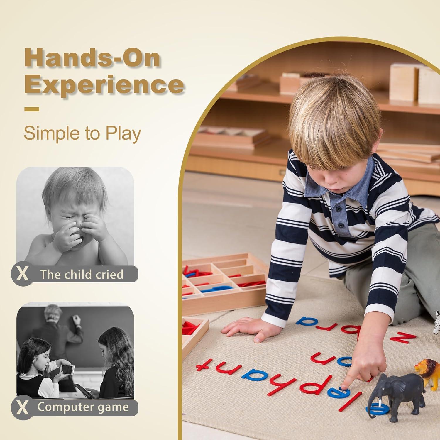 Caja de Alfabeto Móvil Mediana Montessori Outlet - Sin Letras