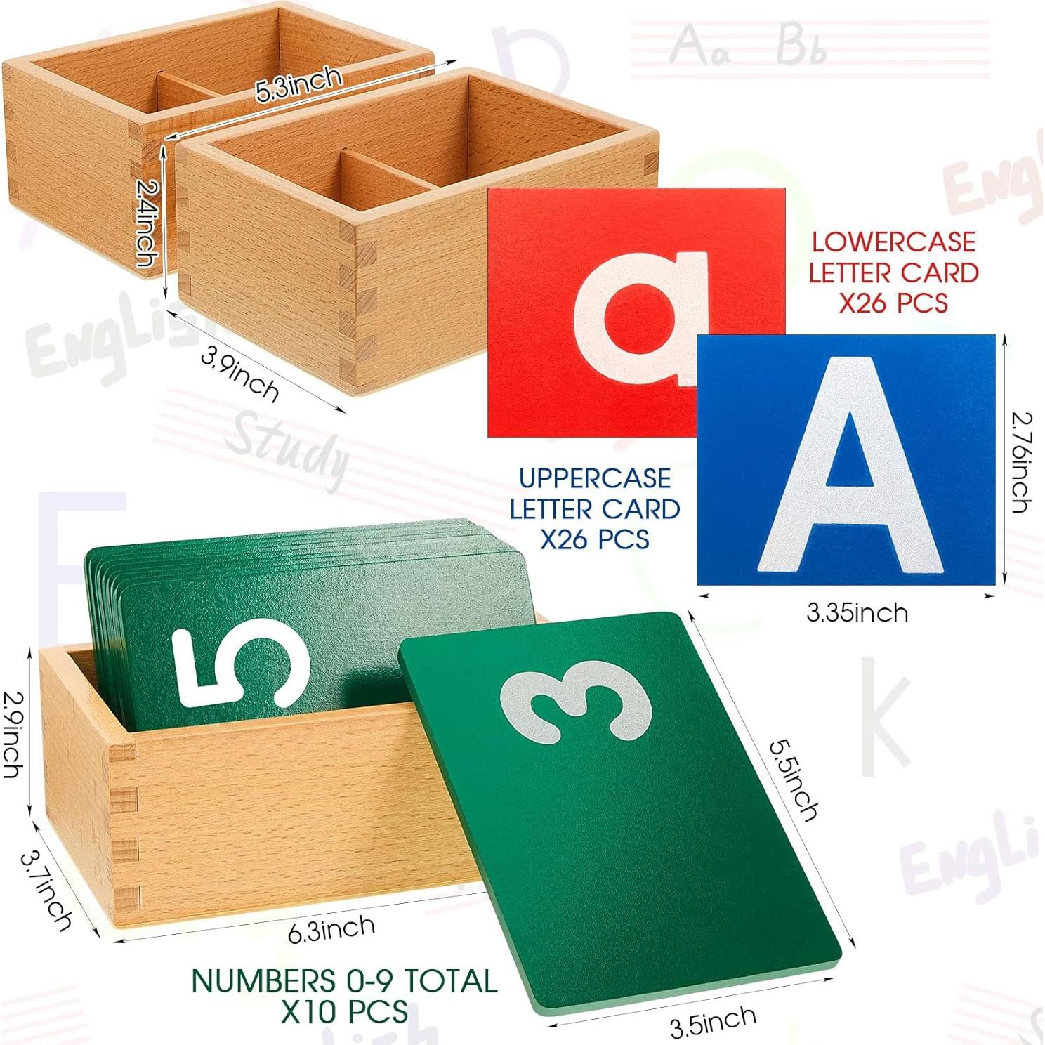 Juego de Letras y Números de Lija Henoyso para Preescolar