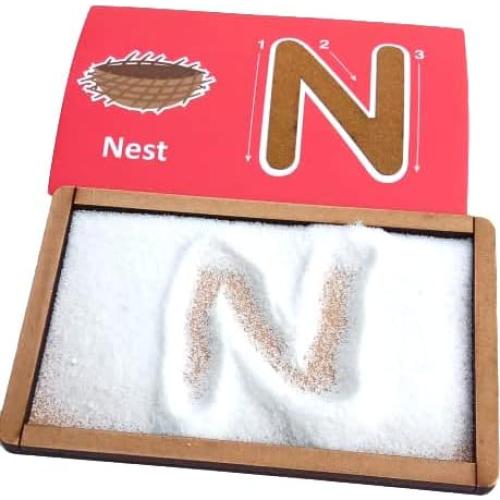 Tarjetas Táctiles de Letras y Números MFM TOYS - Aprendizaje Temprano