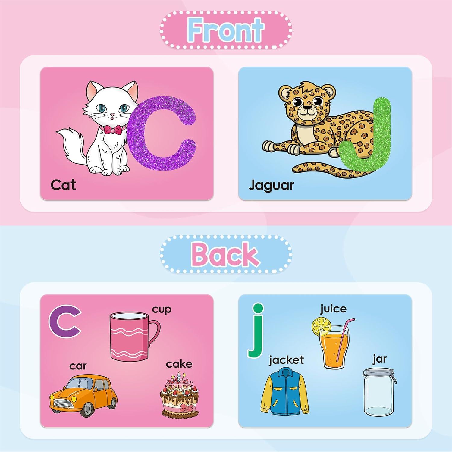 Tarjetas Didácticas de Letras con Textura de Papel de Lija - Broytain