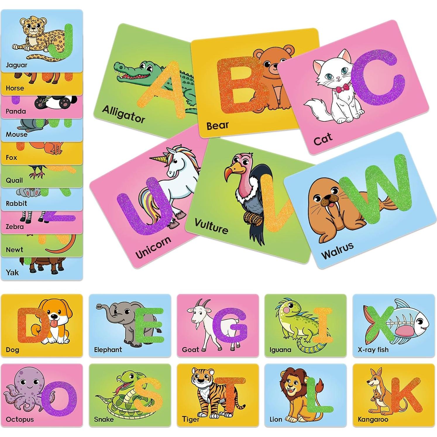 Tarjetas Didácticas de Letras con Textura de Papel de Lija - Broytain