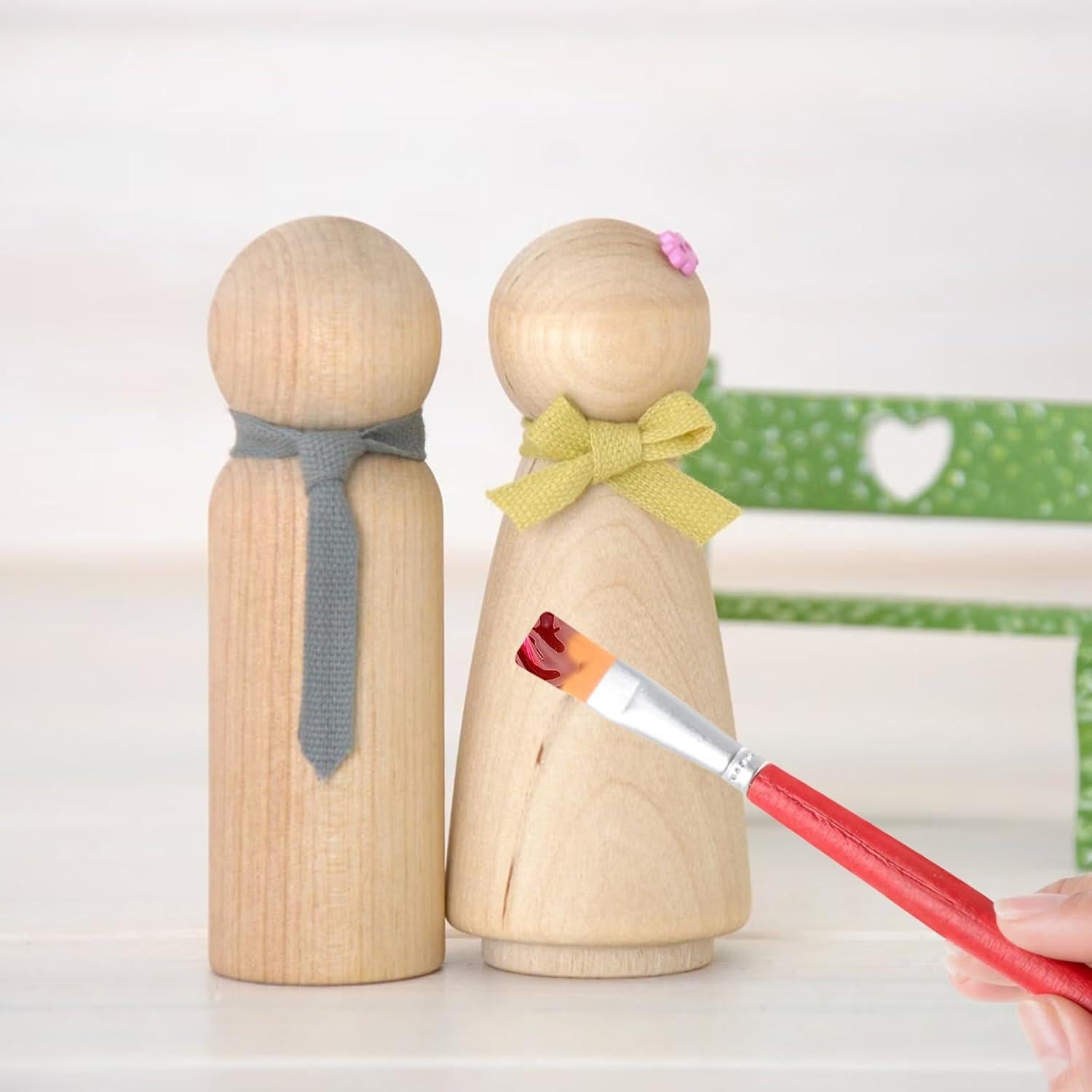 Muñecas de Madera sin Terminar NUOBESTY - Paquete de 30