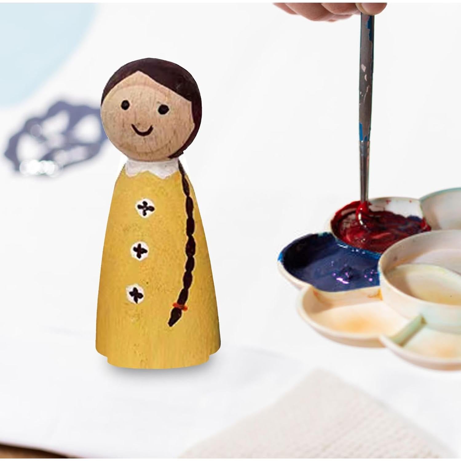 Muñecas de Madera sin Terminar NUOBESTY - Paquete de 30