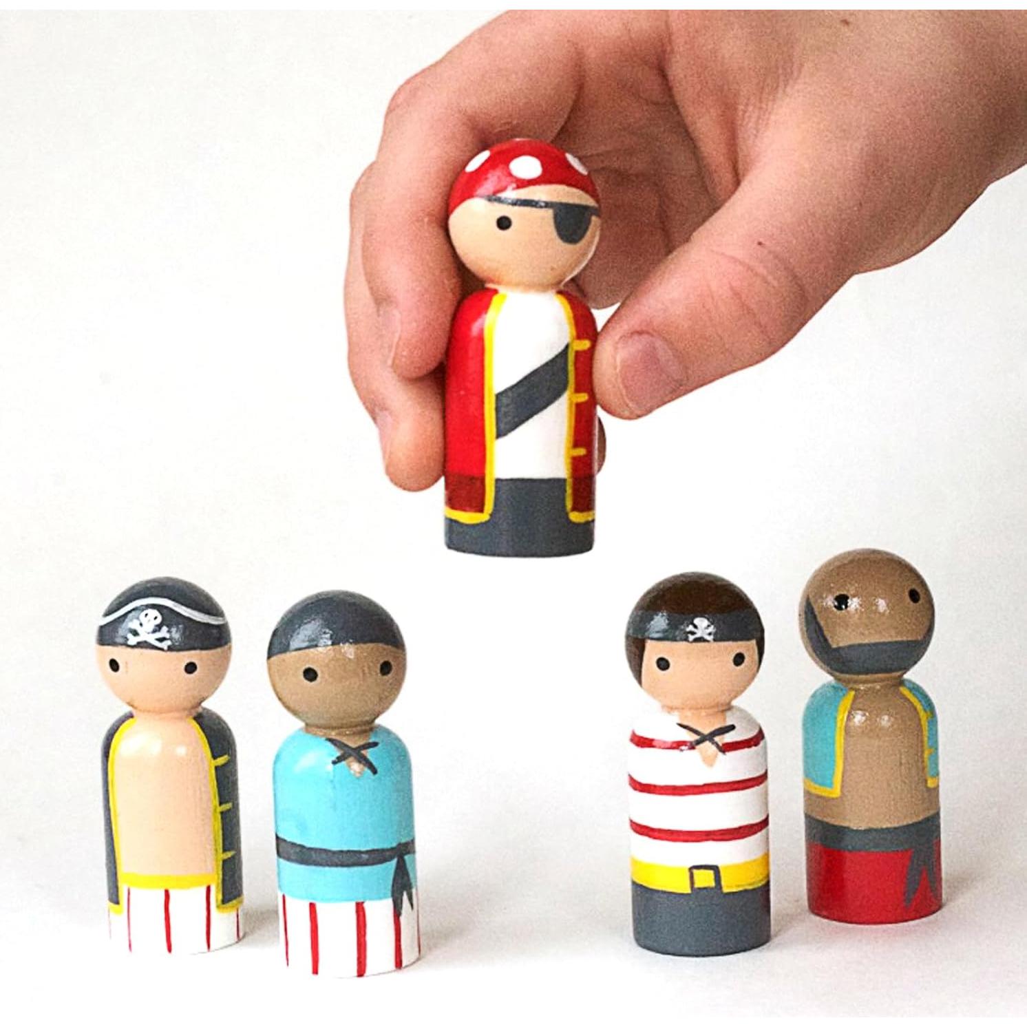 Muñecas de Madera sin Terminar NUOBESTY - Paquete de 30